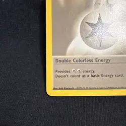 Pokemon TCG Double Colorless Energy Special Energy Card 124/130 Base Set 2 2000 - Image 5
