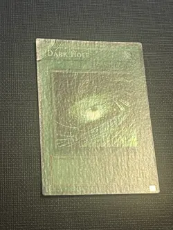 Dark Hole 1st Edition LOB-052 Wavy Foil Super Rare Yu-Gi-Oh Card DMG - Image 2
