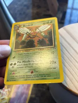 Pokemon Cards - Neo Discovery Rare: Beedrill 18/75 WOTC MP - Image 4