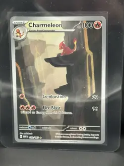 Pokemon TCG Charmeleon 169/165 English Scarlet Violet 151 Illustration Rare Card - Image 2