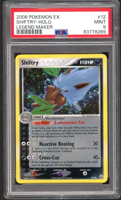 Pokemon Cards - PSA 9 Shiftry 12/92 - EX Legend Maker Holo - MINT - PSA9 - Image 1