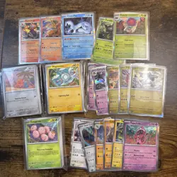 Pokemon Surging Sparks Complete Common, Uncommon & Rare 165 Card Base Set - Image 1