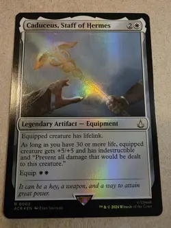 Caduceus, Staff of Hermes - Foil - Universes Beyond: Assassin's Creed - Mtg - Image 1