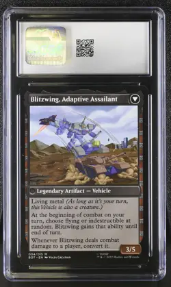 BLITZWING, CRUEL TORMENTOR Transformers CGC 9.5 MTG [Nostalgium] - Image 2