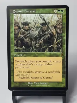 Magic The Gathering - Innistrad Remastered - Second Harvest - Retro Frame - Image 1