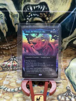 Junji, the Midnight Sky MTG Secret Lair An Encyclopedia of Magic NM R00010 Foil - Image 1