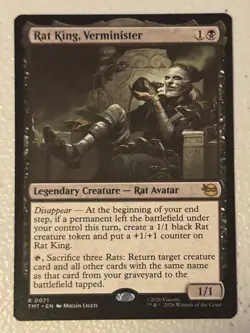RAT KING, VERMINISTER 71 TEENAGE MUTANT NINJA TURTLES MAGIC: THE GATHERING NM/M - Image 1