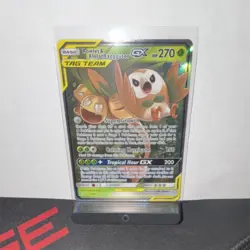 Pokemon Rowlet & Alolan Exeggutor GX TAG TEAM Ultra Rare Holo 1/236 SM-Unified … - Image 1