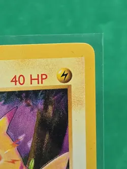 Pikachu 58/102 Shadowless RED CHEEKS Base Set Vintage Pokemon Card WOTC - Image 3