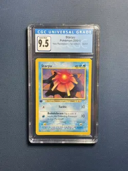 Staryu 1st Edition CGC 9.5/10 Neo Revelation 56/64 Pokemon TCG - Image 1
