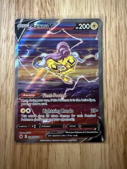 Raikou V GG41/GG70 Crown Zenith: Galarian Gallery Holo Ultra Rare Pokemon TCG - Image 1