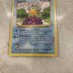 1999 Pokemon Base Set Shadowless 63/102 Squirtle - Image 3