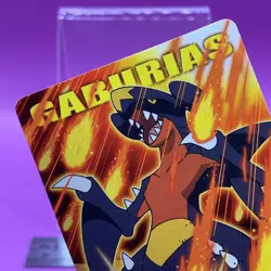 Garchomp - Pokemon Sticker Seal Anime Game BANDAI Nintendo TCG Japanese #001a - Image 5