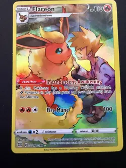 Flareon TG01/TG30 Pokemon SWSH09: Brilliant Stars Trainer Gallery RH - Image 1