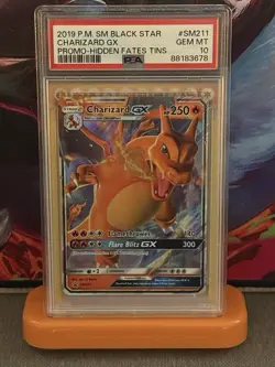 Pokemon 2019 Charizard GX SM211 Black Star Promo Hidden Fates PSA GEM MINT 10 - Image 1