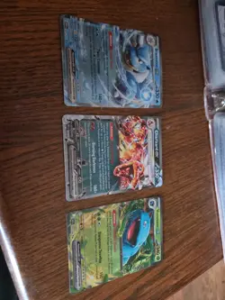 2023 Pokemon Blastoise Charizard Venusaur Ex Lot - Image 1