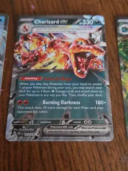 2023 Pokemon Blastoise Charizard Venusaur Ex Lot - Image 3