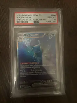 Pokemon Blastoise ex SV151 200/165 Special Illustration Rare PSA 10 - Image 1
