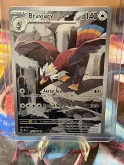 Pokemon TCG - Sv: Black Bolt - Braviary 155/086 Illustration Rare - English - Image 1