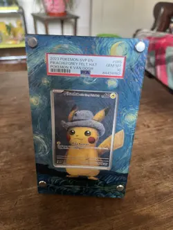 Pokemon Pikachu with Grey Felt Hat Van Gogh 085 Promo PSA 10 Graded GEM MINT - Image 3