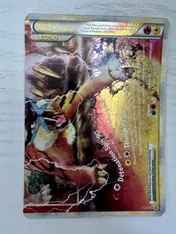 Entei & Raikou Legend (Bottom) 91/95 Pokemon HGSS Unleashed Ultra Rare LP-MP - Image 1