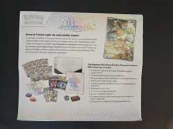 Pokemon Elite Trainer Box Scarlet & Violet Prismatic Evolution Factory Sealed - Image 5