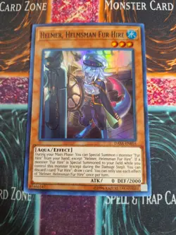 Yu-Gi-Oh! Helmer, Helmsman Fur Hire DASA-EN016 Super Rare Unlimited Near Mint a1 - Image 1