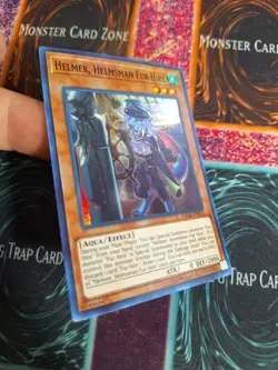 Yu-Gi-Oh! Helmer, Helmsman Fur Hire DASA-EN016 Super Rare Unlimited Near Mint a1 - Image 2