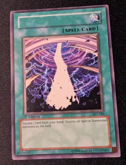 Yu-Gi-Oh! Special Hurricane AST 1st Ed Rare NO NAME MISPRINT / ERROR Indented - Image 1