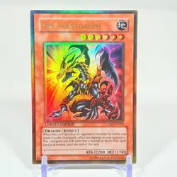 YU-GI-OH DES VOLSTGALPH GOLD RARE GLD2-EN002 LIMITED EDITION Light Play - Image 1