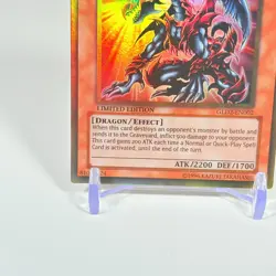 YU-GI-OH DES VOLSTGALPH GOLD RARE GLD2-EN002 LIMITED EDITION Light Play - Image 4