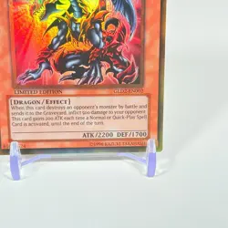 YU-GI-OH DES VOLSTGALPH GOLD RARE GLD2-EN002 LIMITED EDITION Light Play - Image 5