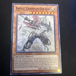 Yugioh Rafale, Champion Fur Hire MP19-EN253 - Image 1
