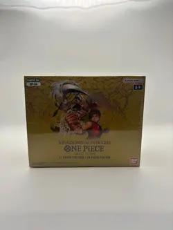 OP04 Kingdoms of Intrigue Booster Box Factory Sealed One Piece Bandai ✅ ENGLISH - Image 1