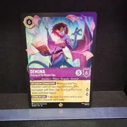 Disney Demona-Scourge of the Wyvern Clan Lorcana TCG Card 55/204 Gargoyles - Image 1