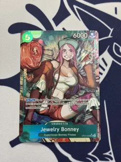 Jewelry Bonney OP07-026 Alt Art 500 Years in the Future One Piece Card Game - Image 1