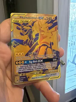 Pikachu & Zekrom GX - SM248 - Pokemon TCG Sun & Moon Promo Ultra Rare Card NM - Image 3