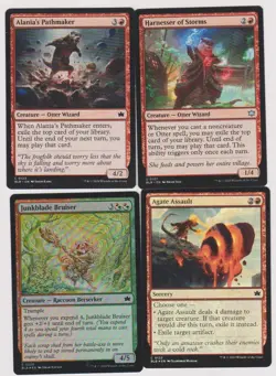 OTTER WIZARD RED DECK 40 CARDS N-MINT MTG MAGIC UNPLAYED H-15 BLOOMBURROW-FOILS - Image 1