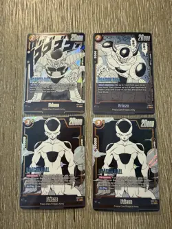 Lot Frieza - SB02-054 & 053 , FS04-12 Manga Booster 02 Dragon Ball Card English - Image 1