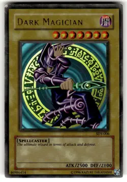 Yu-Gi-Oh! TCG Dark Magician Yugi SDY-006 Unlimited Ultra Rare Card MP/HP - Image 1