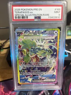 PSA 9 Terapagos Ex 170/142 SIR - Stellar Crown - Graded Pokemon Card - Image 2