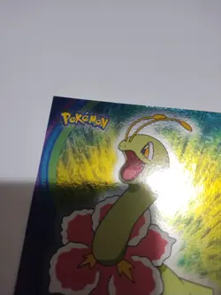 Meganium #154 Silver Foil Pokemon Topps Johto Series 1 2001 Pokemon Card Rare - Image 5