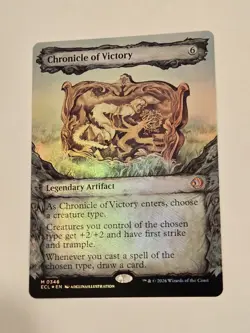 Chronicle of Victory SHOWCASE Lorwyn Eclipsed Magic MTG NM Foil - Image 1
