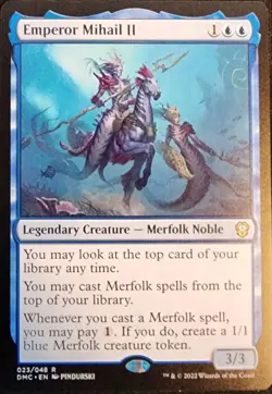 Emperor Mihail II - Dominaria United Commander - MTG - #23 Rare - Image 1