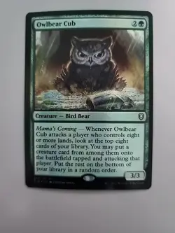 MTG Owlbear Cub Commander Legends: Battle for Baldur's Gate 246/361 Foil Rare - Image 1