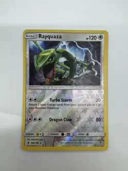2017 Pokemon Sun & Moon Guardians Rising Rayquaza Reverse Holo #106/145 - Image 1