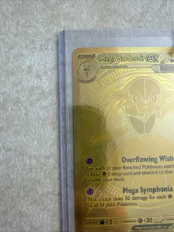Pokemon Gold Mega Gardevoir EX Hyper Rare Card 187/132 English NM/M Condition! - Image 2