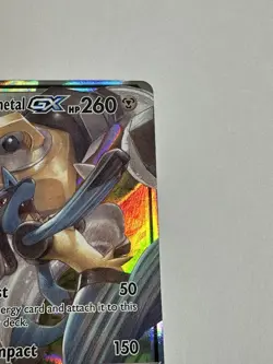 Pokemon Lucario & Melmetal GX 120/214 SM-Unbroken Bonds Ultra Rare Holo Card - Image 3