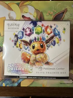 Pokemon Prismatic Evolutions Pokemon Center ETB Elite Trainer Box SEALED - Image 1