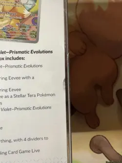 Pokemon Prismatic Evolutions Pokemon Center ETB Elite Trainer Box SEALED - Image 4